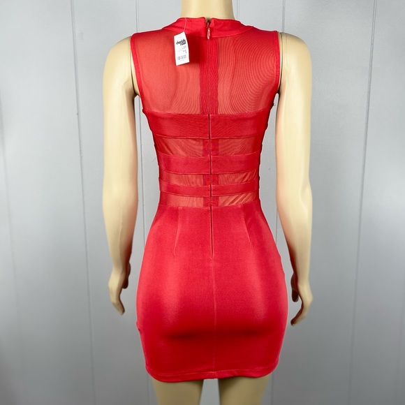 Charlotte Russe Red Sheath Dress Small - Picture 2 of 4